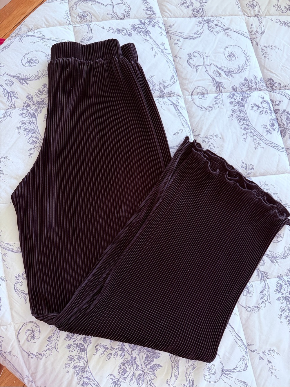 Ribbed Wide-Leg Palazzo Pants(9)
